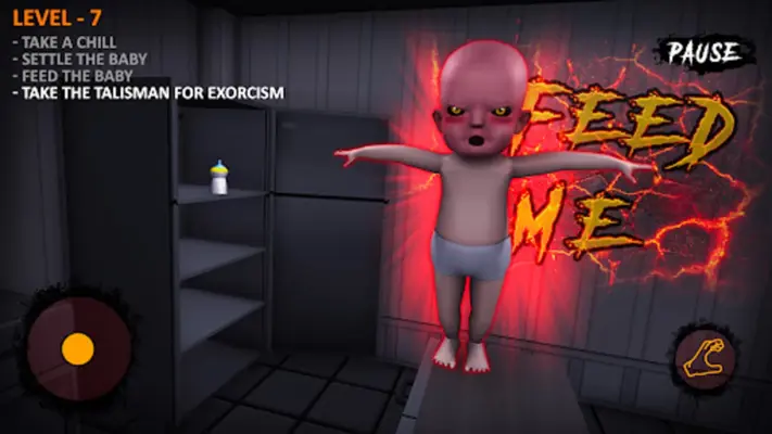 Scary Baby in Horror House android App screenshot 1